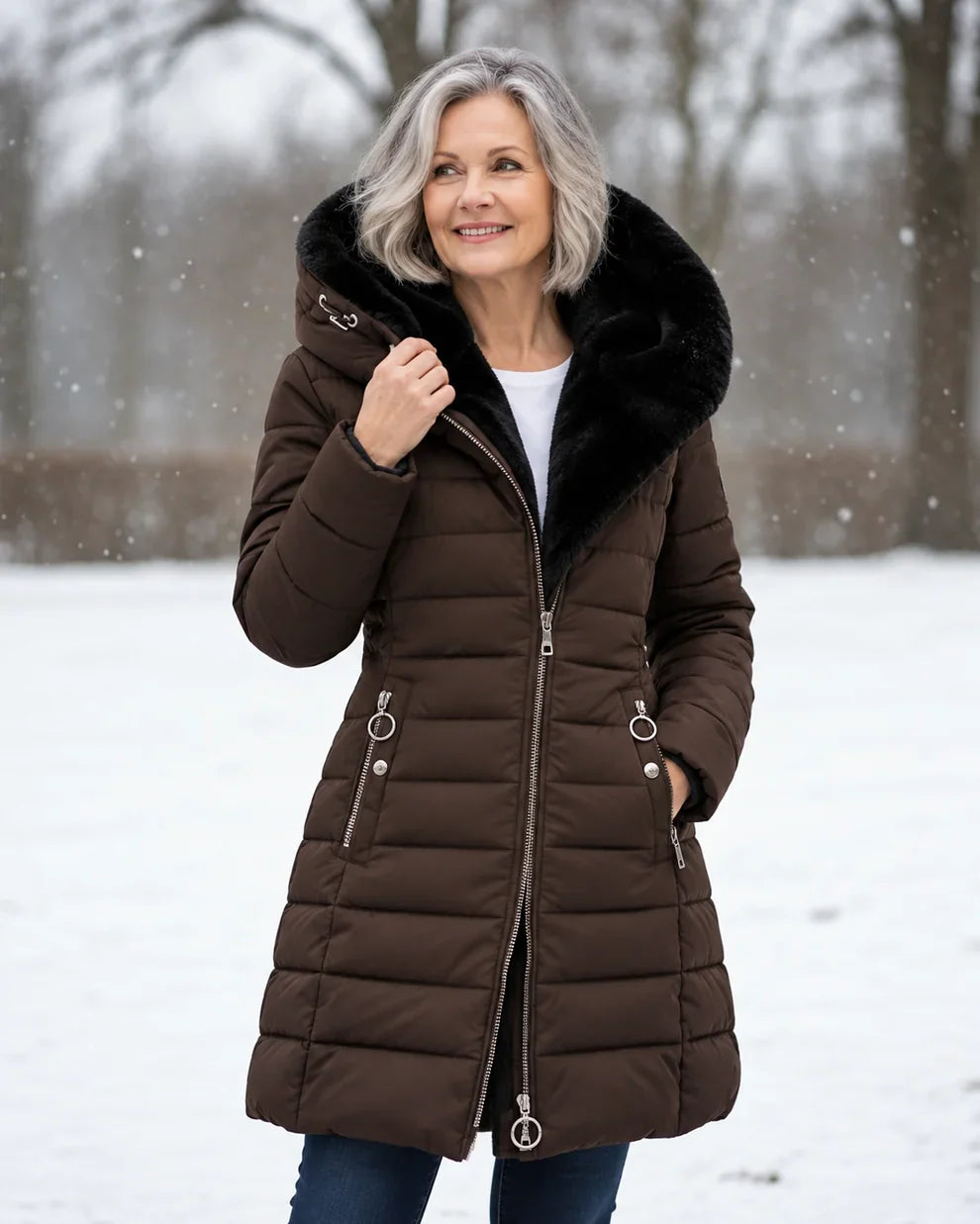Alice | Fleeceforet Pufferjakke