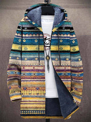 Luksuriøs cardigan med kunstnerisk inspiration