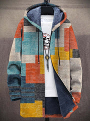 Luksuriøs cardigan med kunstnerisk inspiration