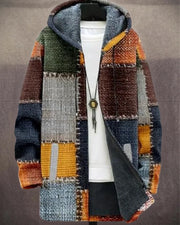 Luksuriøs cardigan med kunstnerisk inspiration