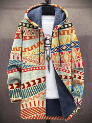 Luksuriøs cardigan med kunstnerisk inspiration