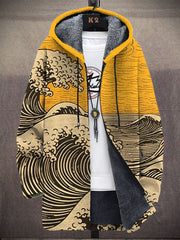 Luksuriøs cardigan med kunstnerisk inspiration