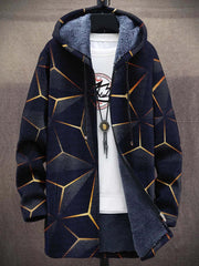 Luksuriøs cardigan med kunstnerisk inspiration