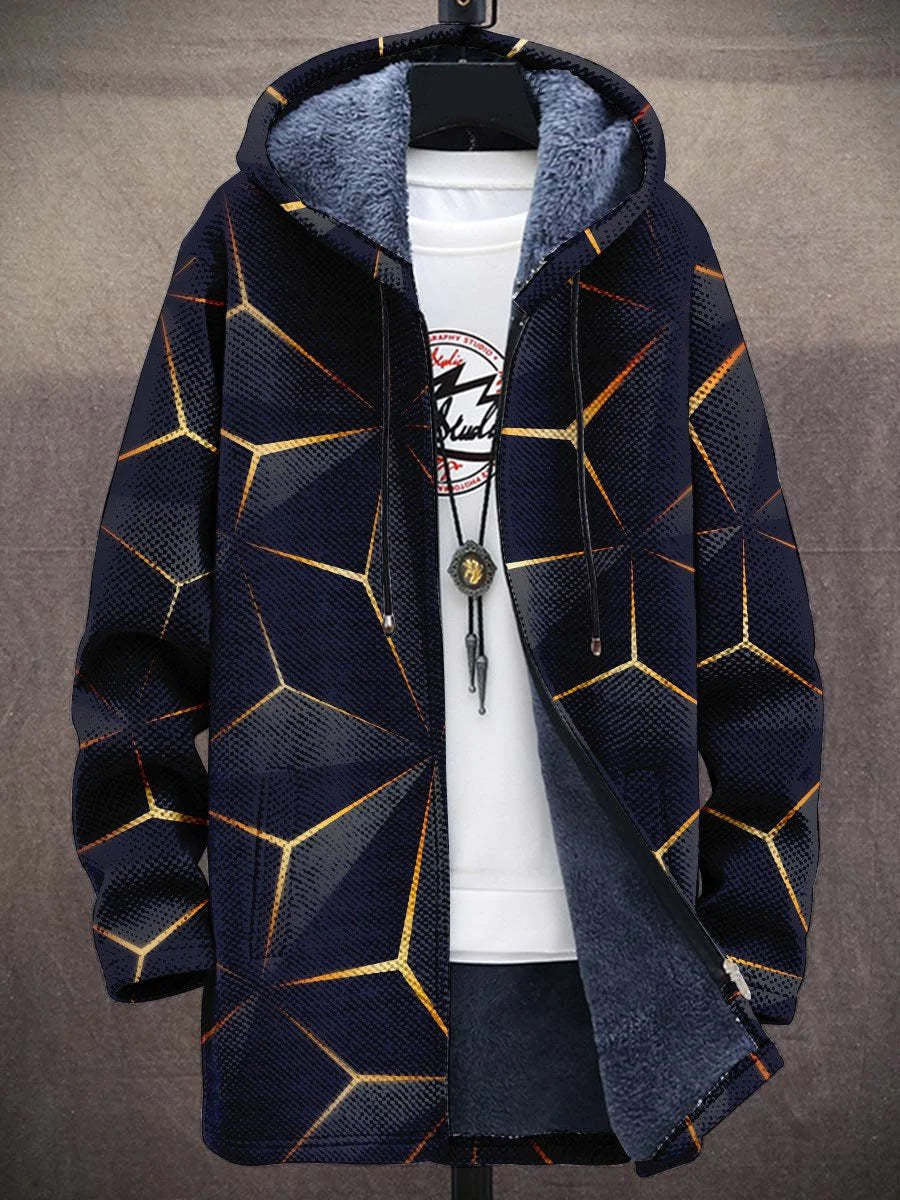 Luksuriøs cardigan med kunstnerisk inspiration