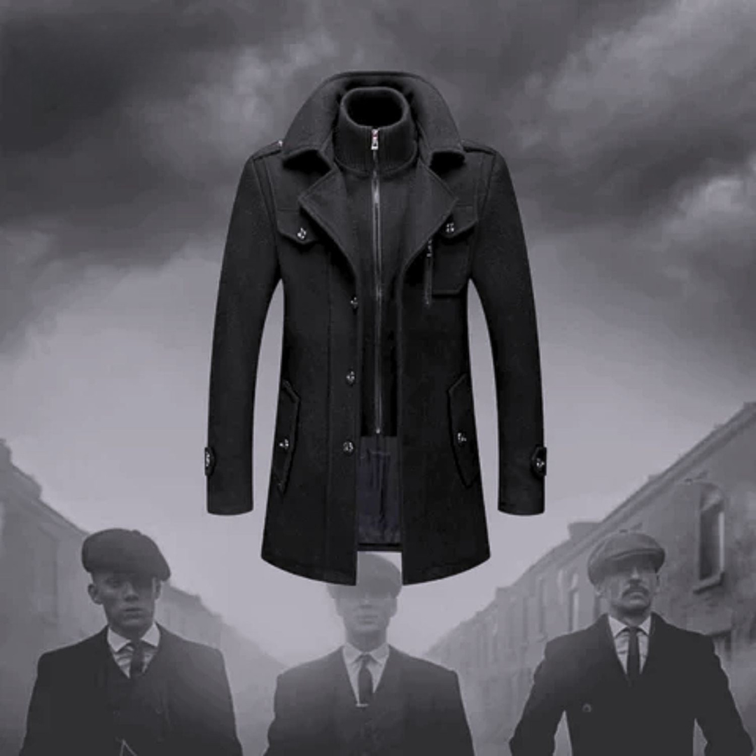 Mikkel® | Stilfuld Peaky Blinders-vinterjakke