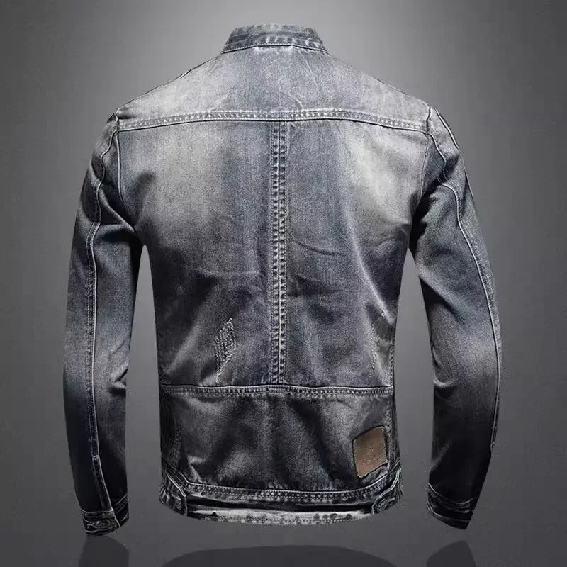 Anders® | Denim bikerjakke