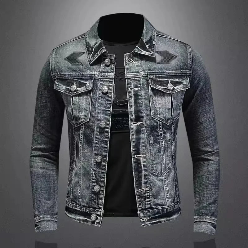 Anders® | Denim bikerjakke