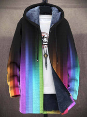 Luksuriøs cardigan med kunstnerisk inspiration