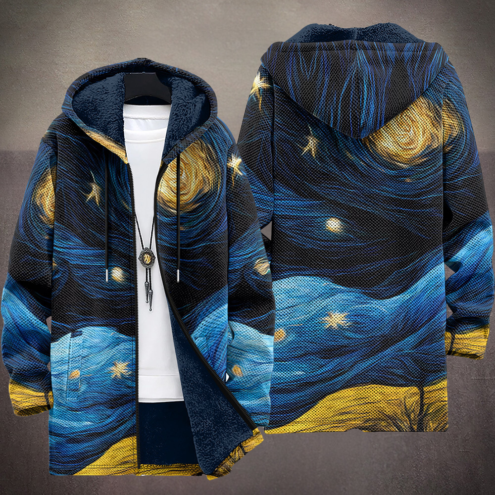 Luksuriøs cardigan med kunstnerisk inspiration