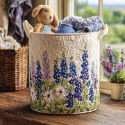 Vild blomst | Quiltet opbevaringskurv