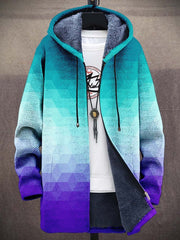 Luksuriøs cardigan med kunstnerisk inspiration