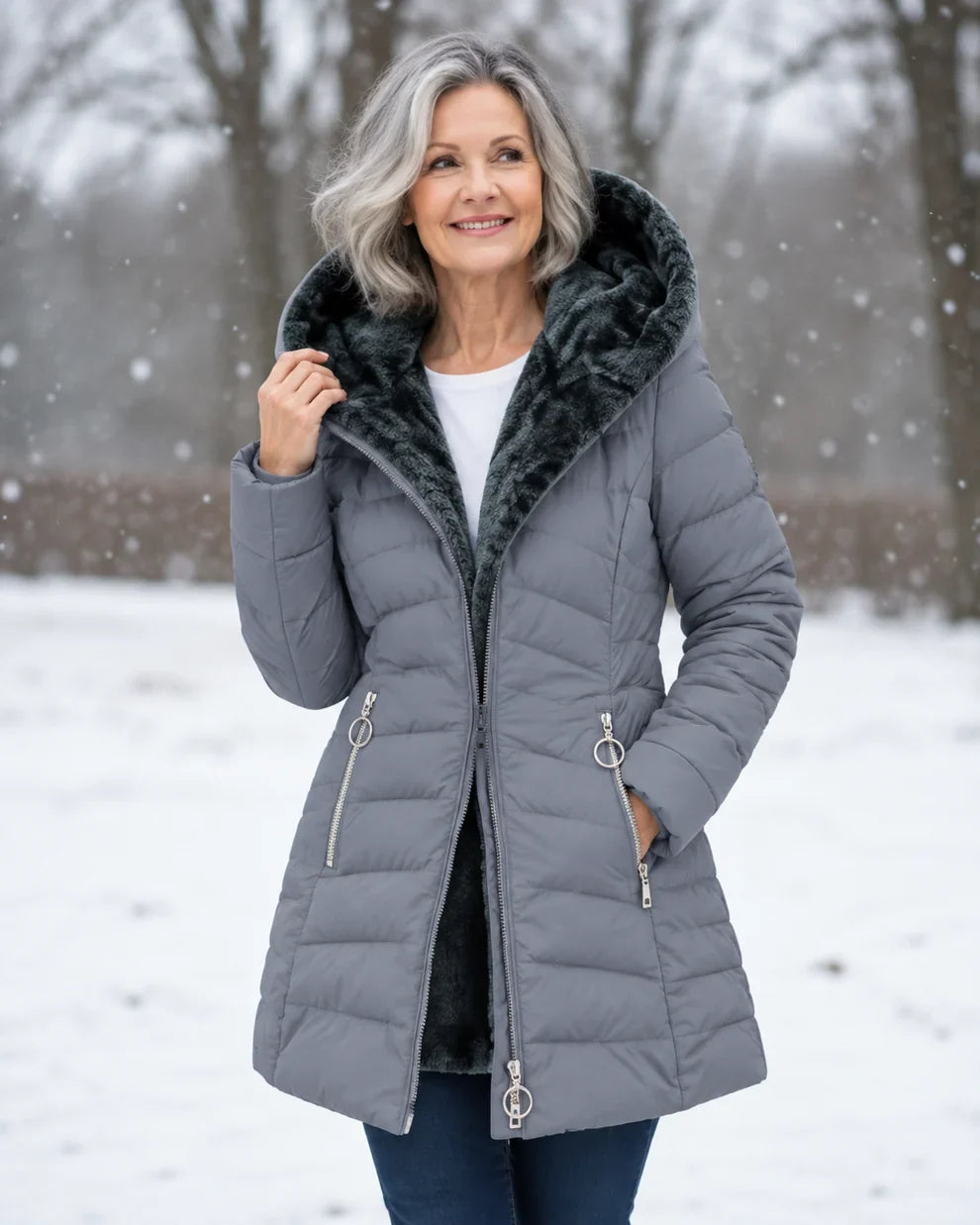 Alice | Fleeceforet Pufferjakke